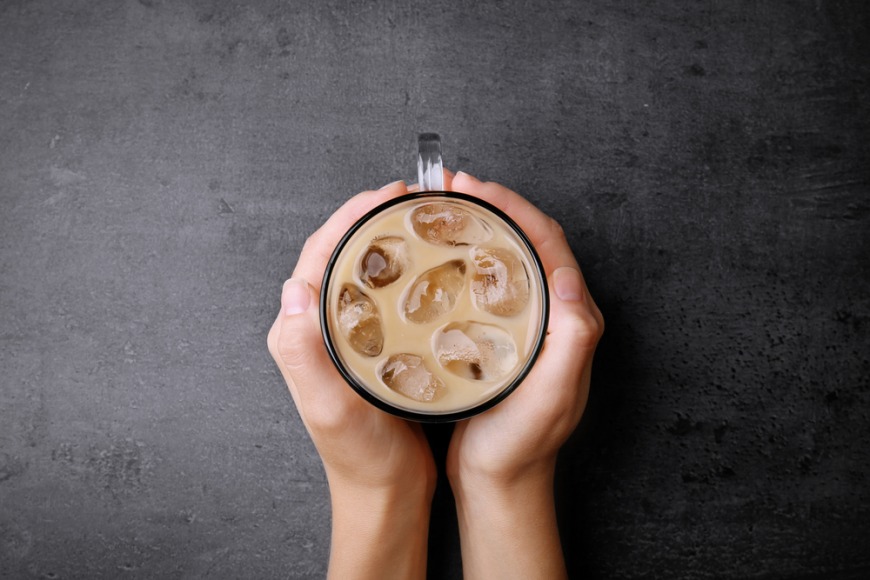 High-protein iced coffee